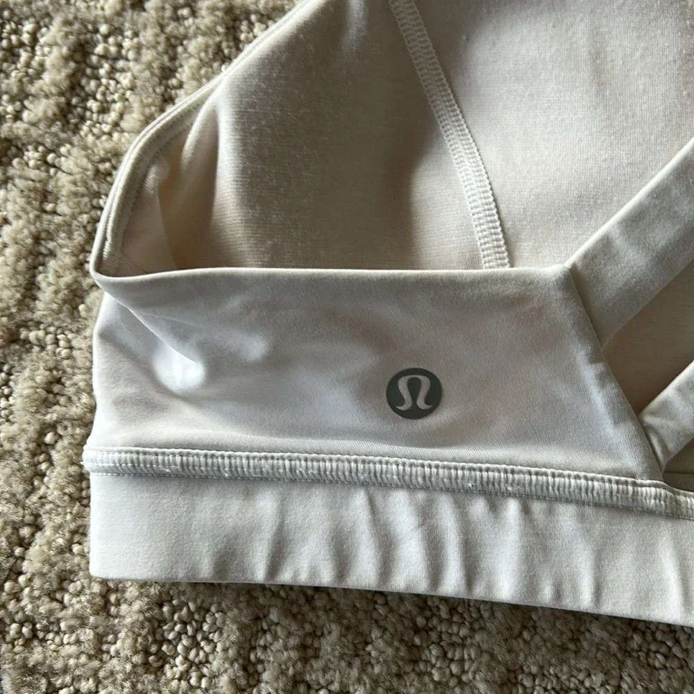 GUC lululemon white sports bra - Picture 3 of 5